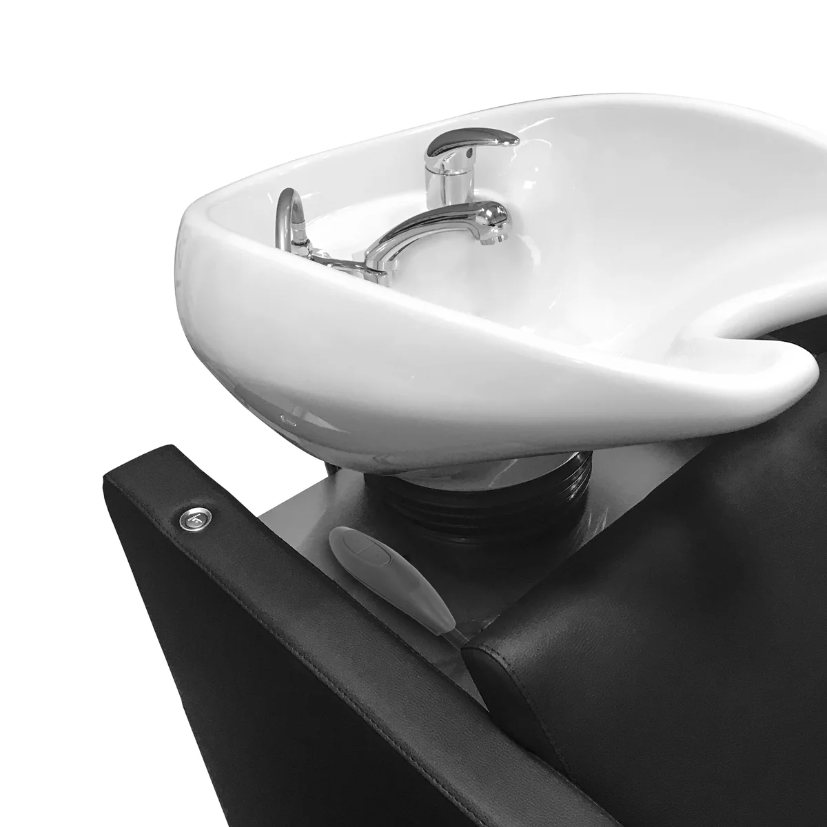 Bac ADRIEN 1 place massage Air du dos Lève-jambes électrique Cuvette Blanche - Image 2