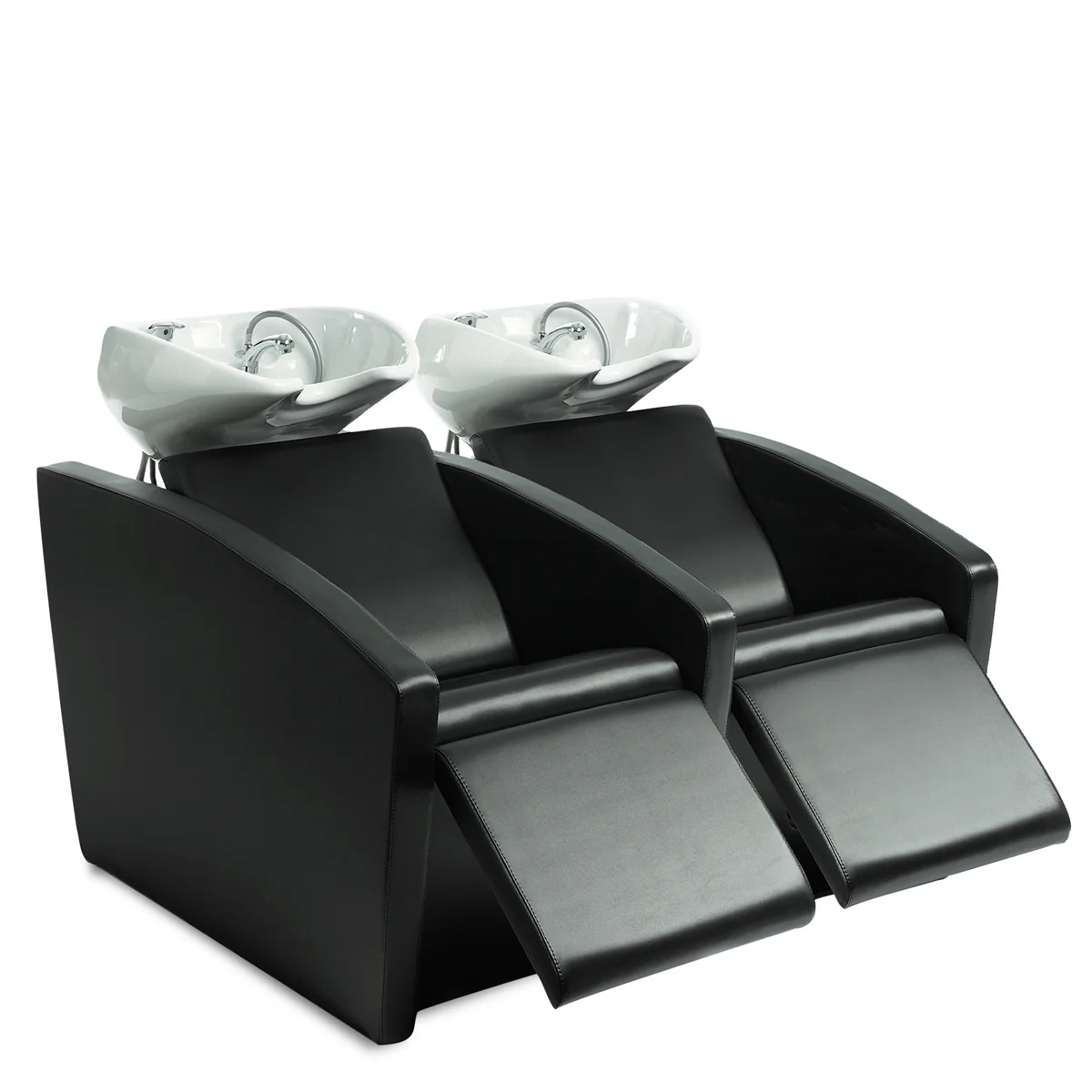 Bac ADRIEN 2 places Lève-jambes électrique cuvette blanche
