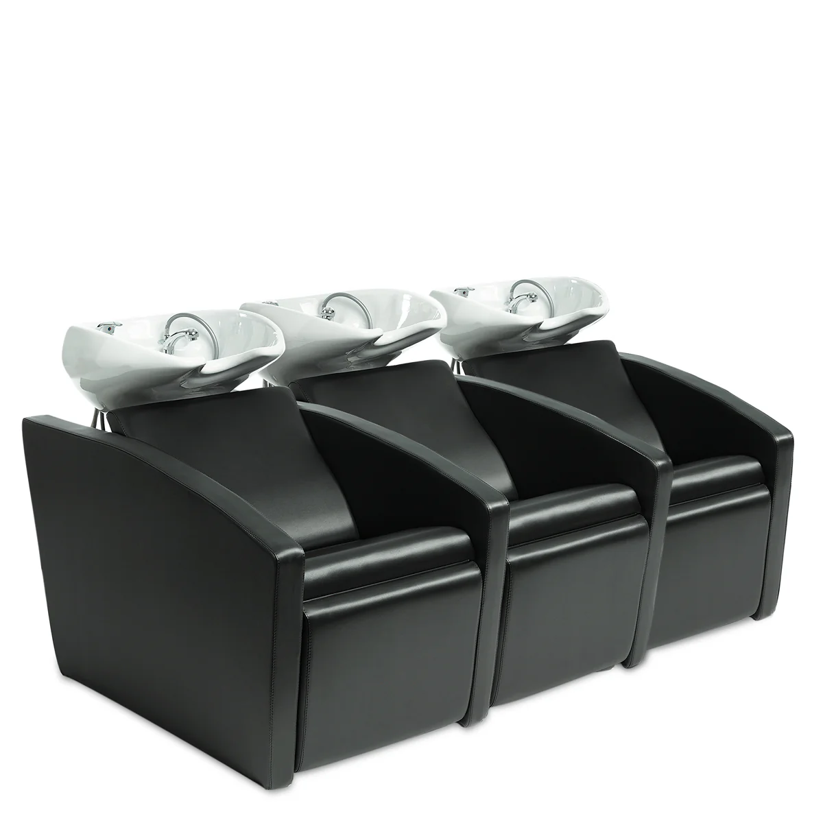 Bac Adrien 3 places Fixe cuvette blanche