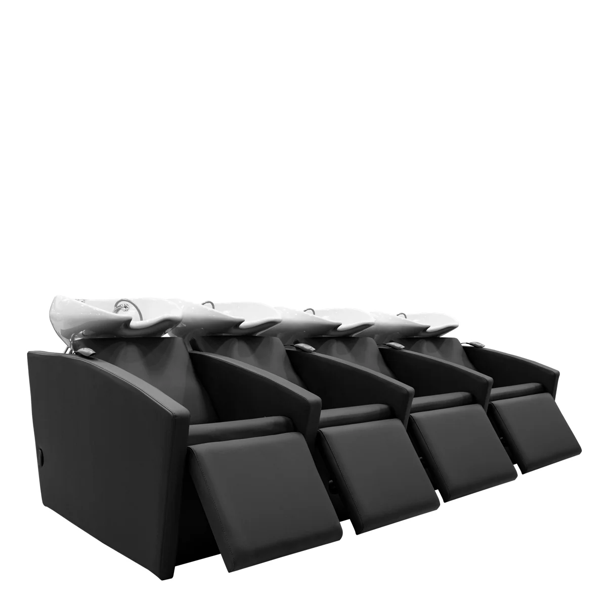 Bac ADRIEN 4 places Lève-Jambes Electriques Cuvettes Blanches