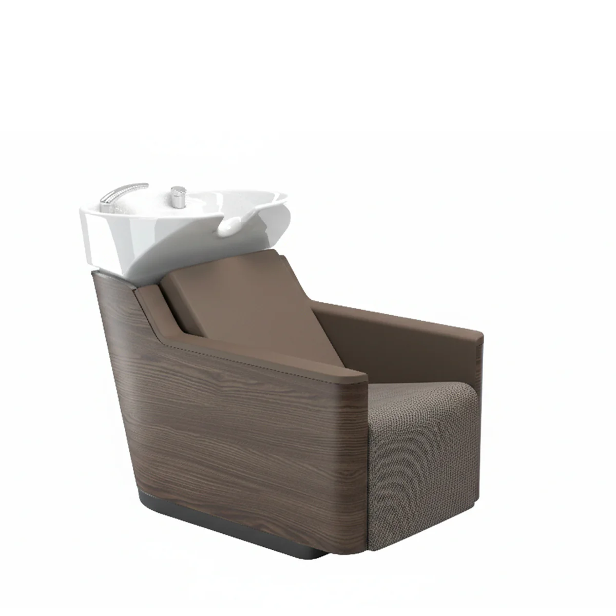 Bac ECO GREEN Star Class Air Massage Lève-Jambes Electrique Bois Foncé
