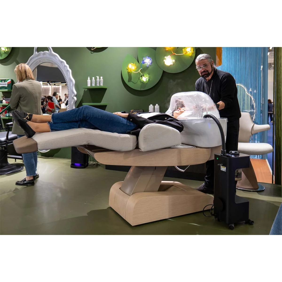 Bac HEAVEN Massage Air + Igloo Shirodara + Vapomist 1 + Repose-tête - Image 13