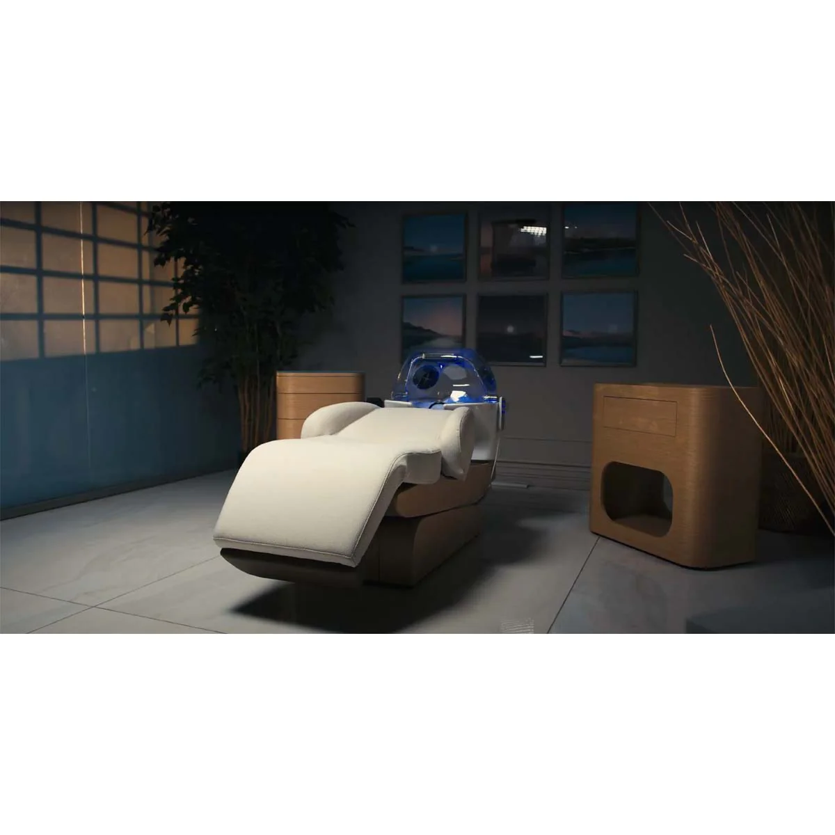 Bac HEAVEN Massage Air + Igloo Shirodara + Vapomist 1 + Repose-tête - Image 24