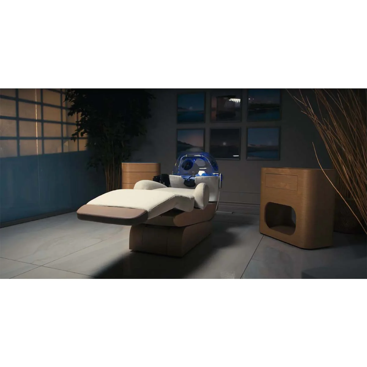 Bac HEAVEN Massage Air + Igloo Shirodara + Vapomist 1 + Repose-tête - Image 26