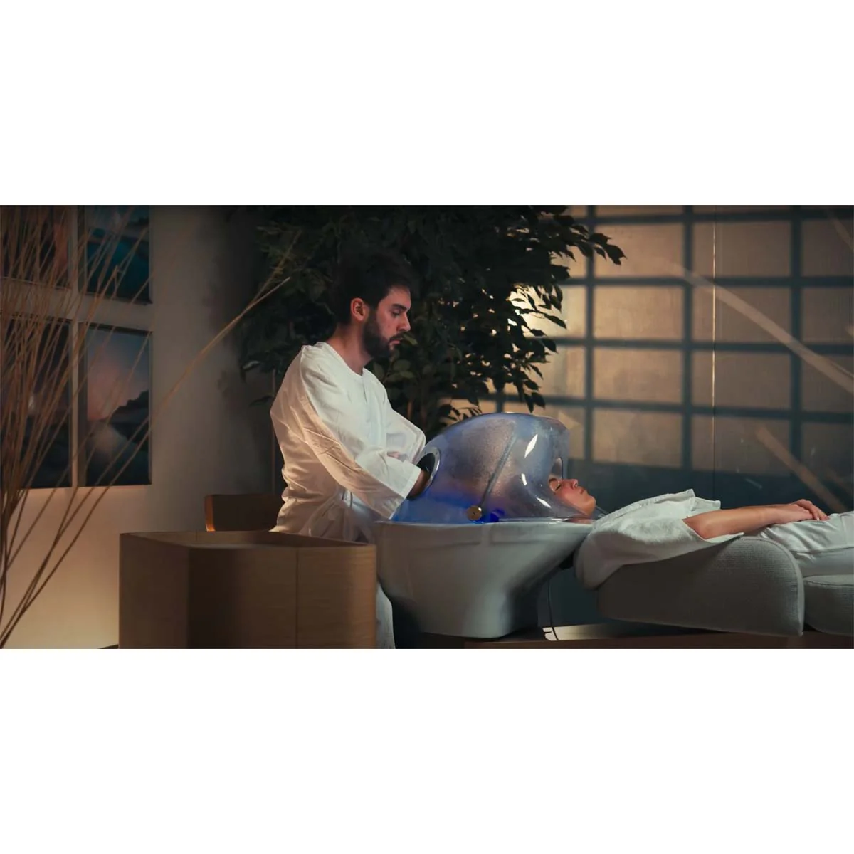 Bac HEAVEN Massage Air + Igloo Shirodara + Vapomist 1 + Repose-tête - Image 40