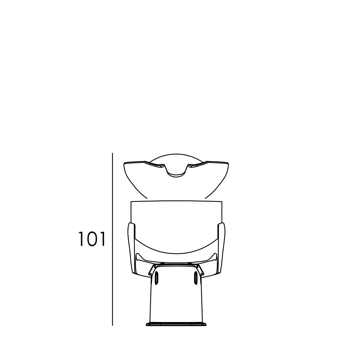 Bac Lady KATY Structure Grise - Image 7