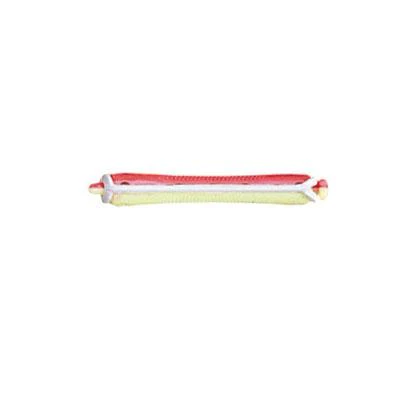 Bigoudis permanente jaune/rouge - Image 2