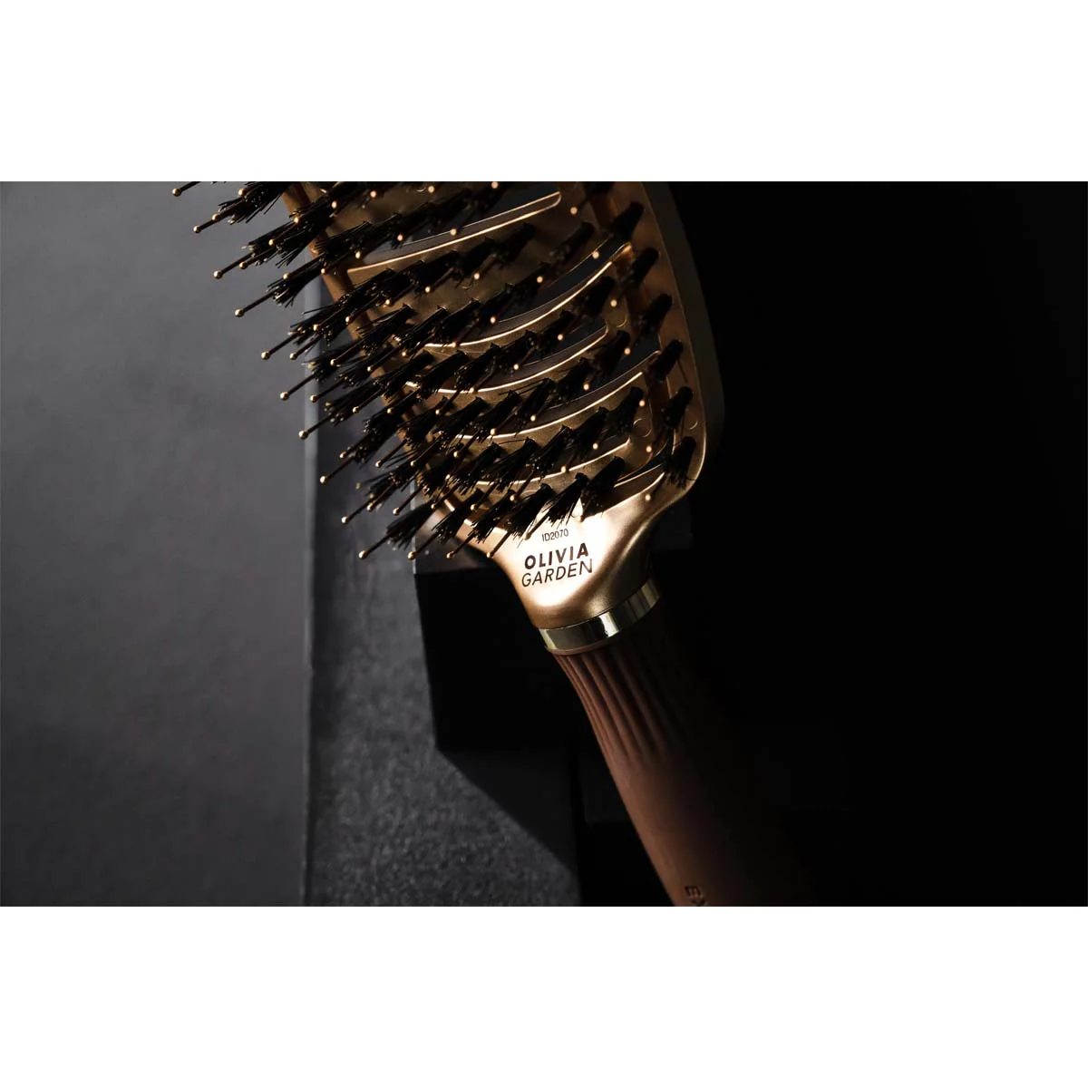 Brosse Expert Care Flex Gold & Brown Sanglier & Nylon - Image 4