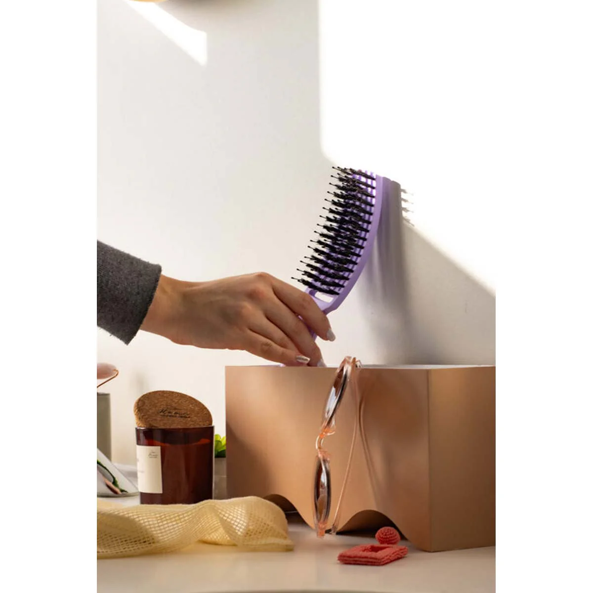 Brosse FINGERBRUSH CARE ICONIC Lavender Combo M - Image 10
