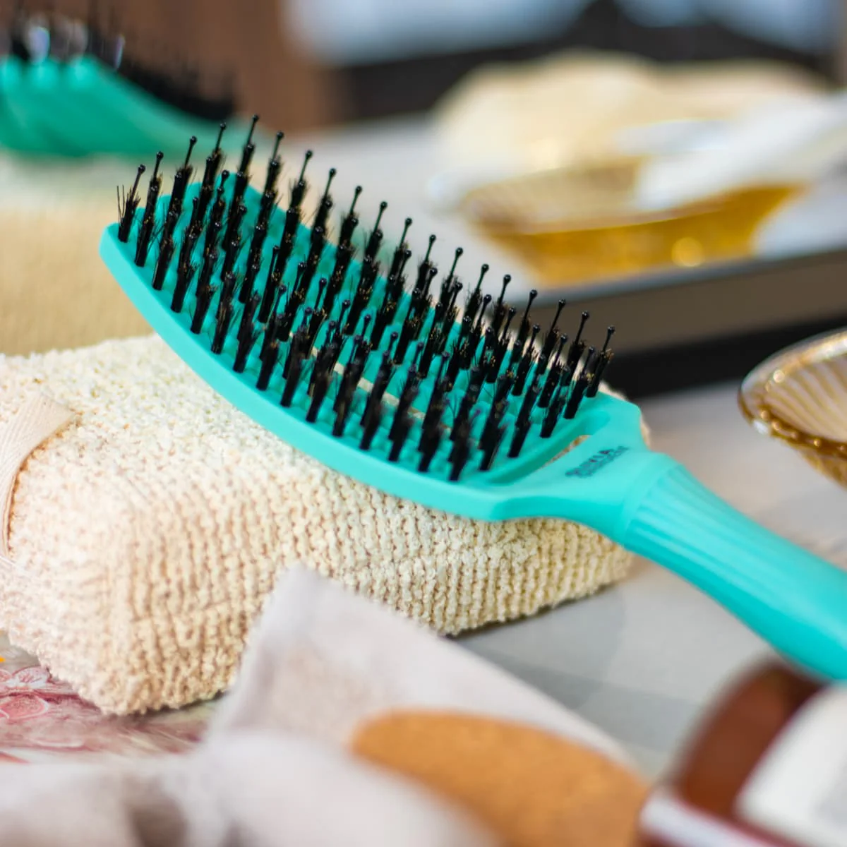 Brosse FINGERBRUSH CAR IONIC Sanglier & Nylon taille M - Image 7