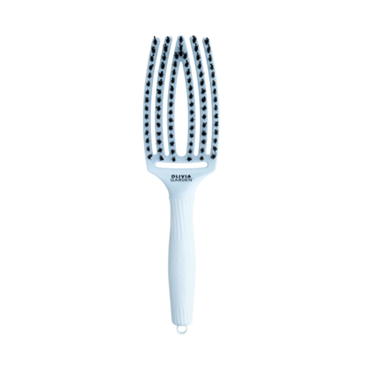 Brosse Fingerbrush Poils de sanglier & Nylon Bleu Pastel