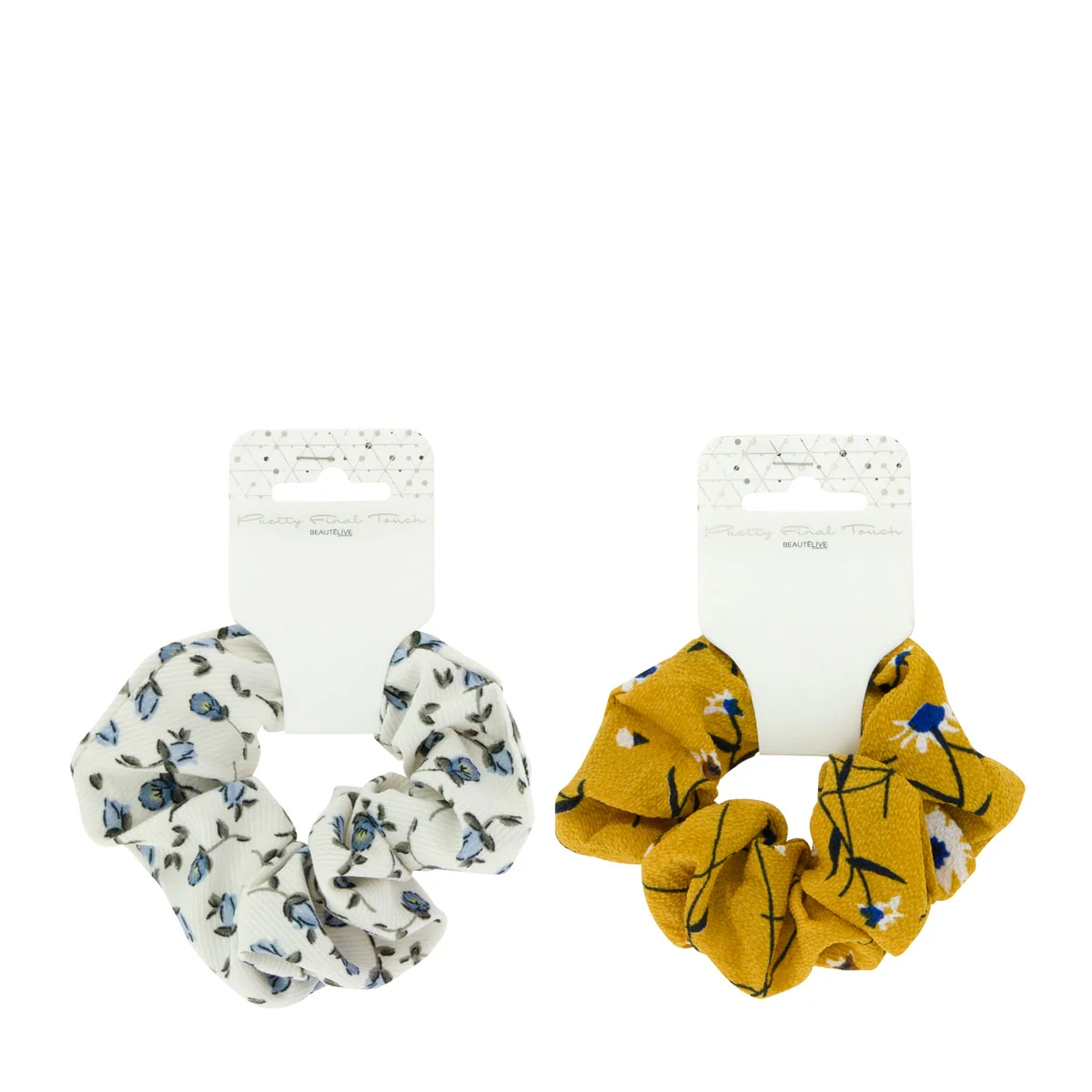 Chouchou Tissu Motif Floral