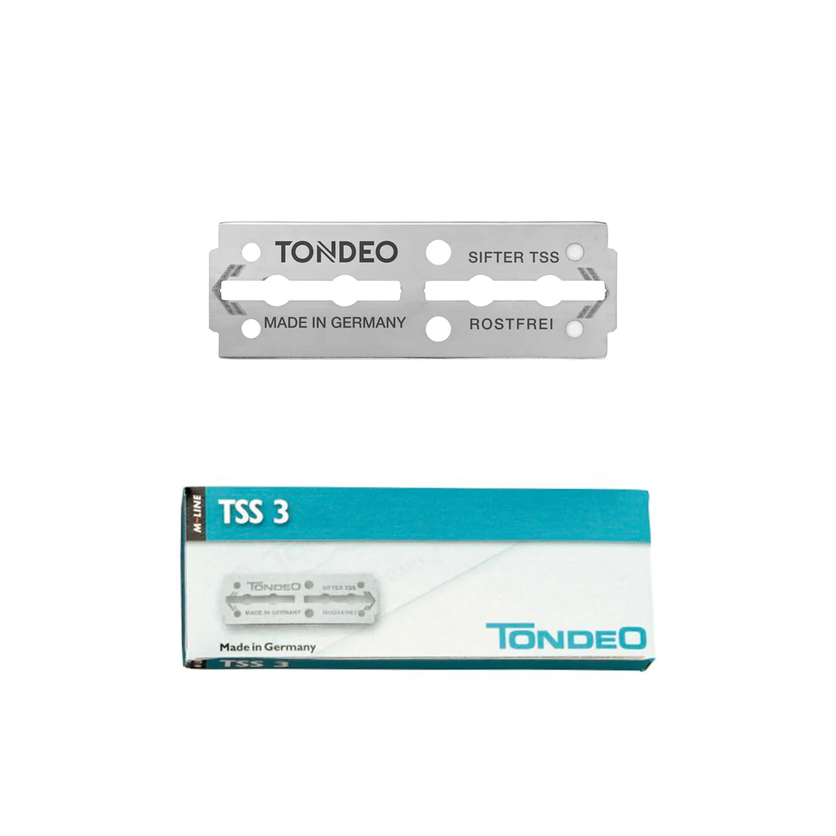 Étui de 10 lames pour rasoir TSS3 inox