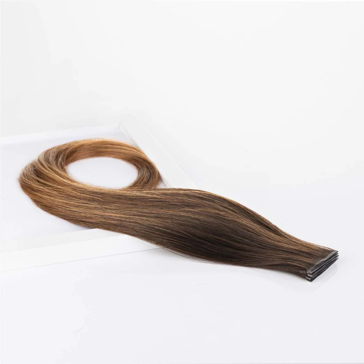 Extensions Adhésives INVISIBLES Ombrées Largeur 4cm X6 Bandes 50/55cm - Image 2