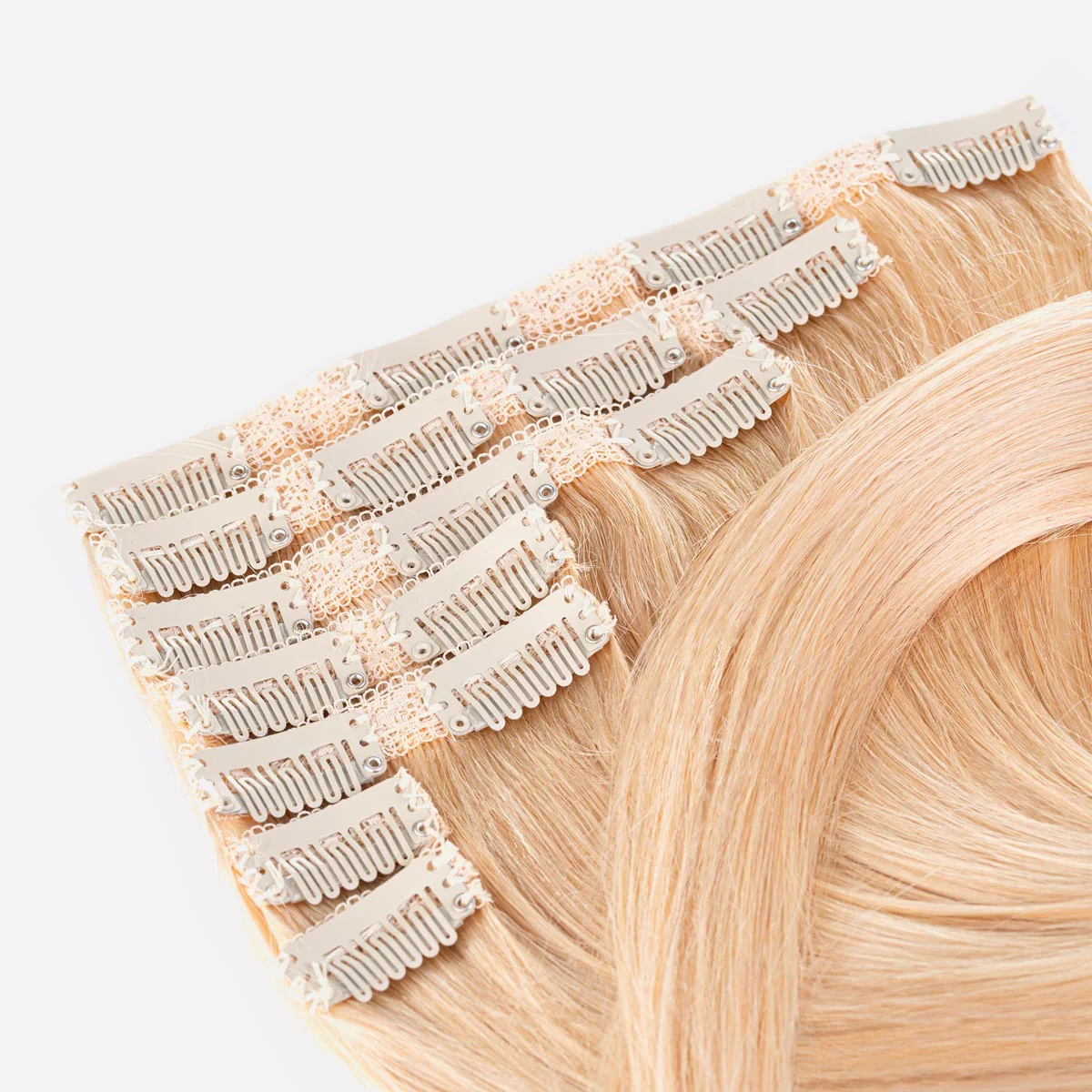 KIT COMPLET Tête Entière Extensions avec Clips 7 Bandes 50/55cm - Image 4