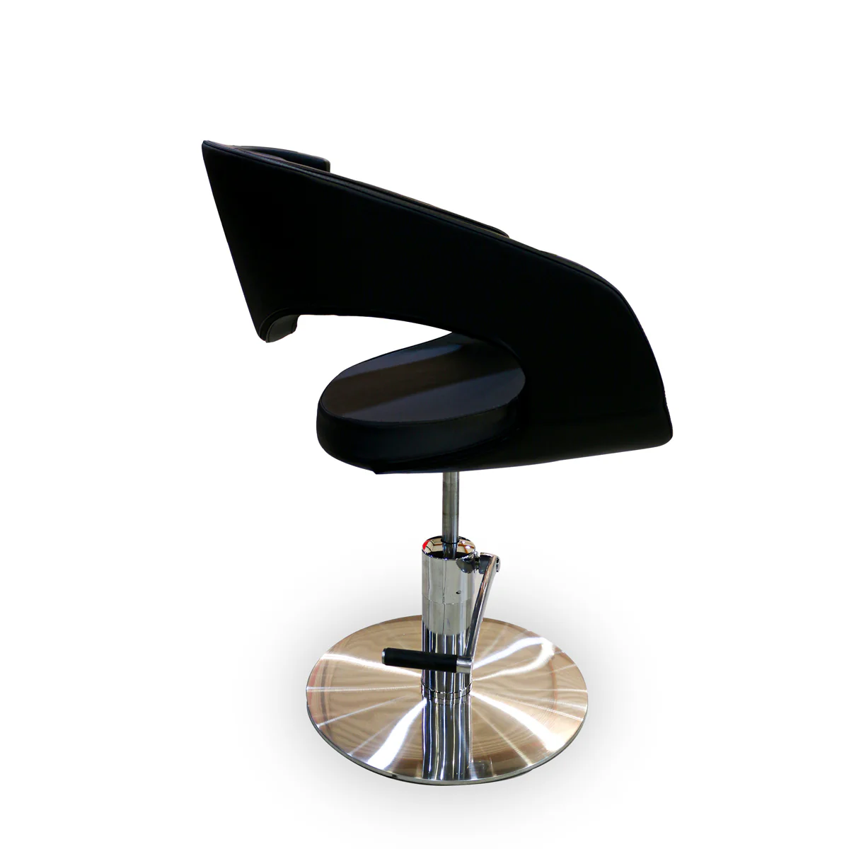 Fauteuil de Coiffure VELGANO Noir base Ronde - Image 2