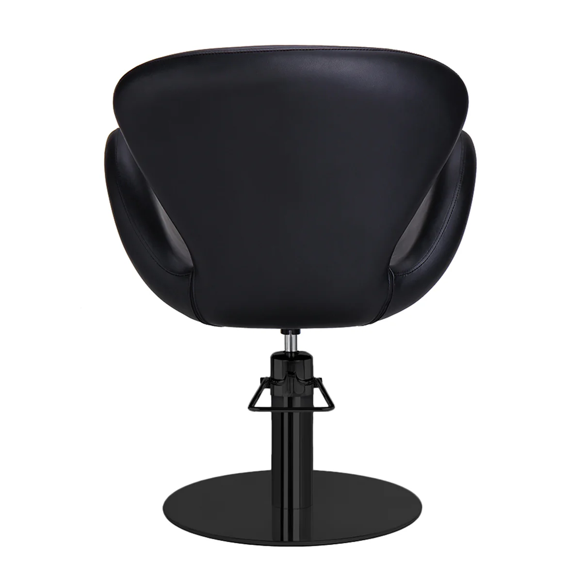 Fauteuil de Coiffure CHLOE BR Noir Base Ronde Noire - Image 4