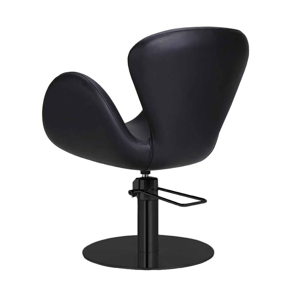 Fauteuil de Coiffure CHLOE BR Noir Base Ronde Noire - Image 5