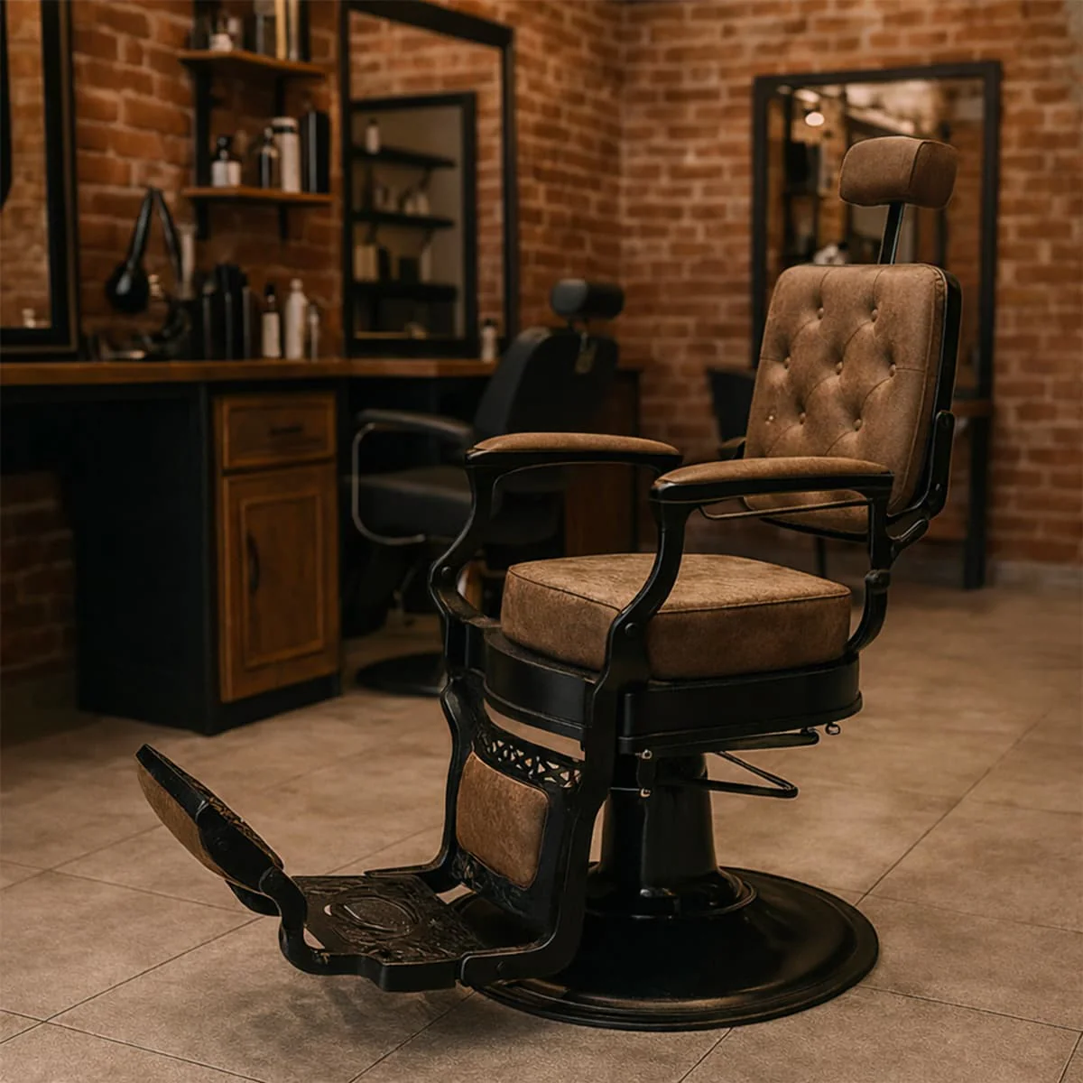 Fauteuil Homme FOCALLO Marron Vintage - Image 4