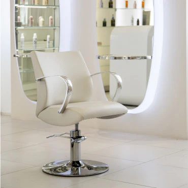 Fauteuil LIONESS accoudoirs acier poli - Image 6
