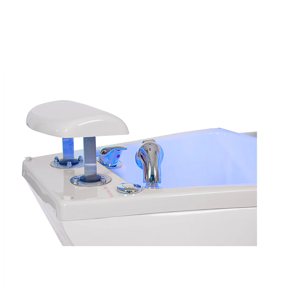 Fauteuil Pédicure GENTLE Bain de Pieds Blanc 2 Moteurs - Image 4