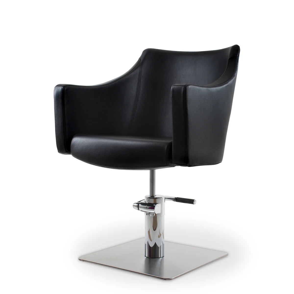 Fauteuil SCOPELLO Noir Base Carrée - Image 2