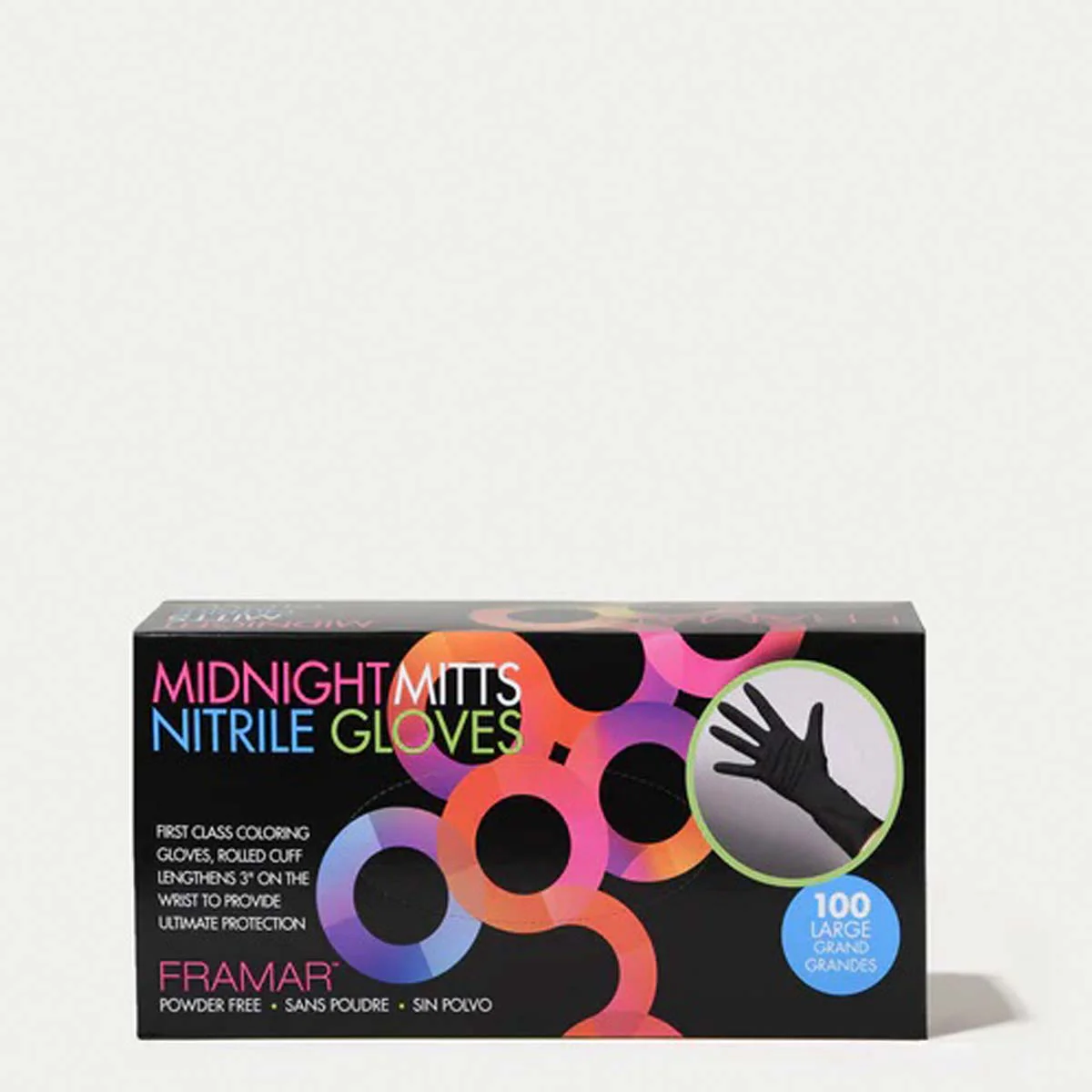 Gants Nitrile MIDNIGHT MITTS X100 - Image 2