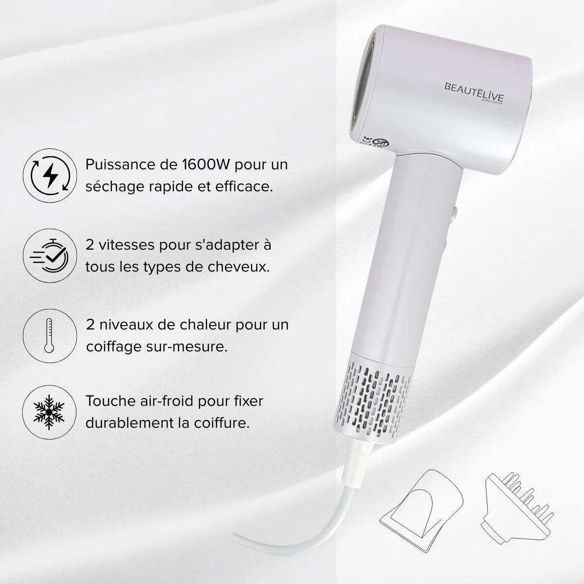 Sèche-Cheveux IONIS PRO 1600 - Image 3
