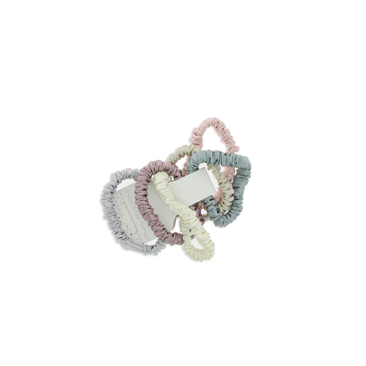 Set Chouchou Fin en Soie X6