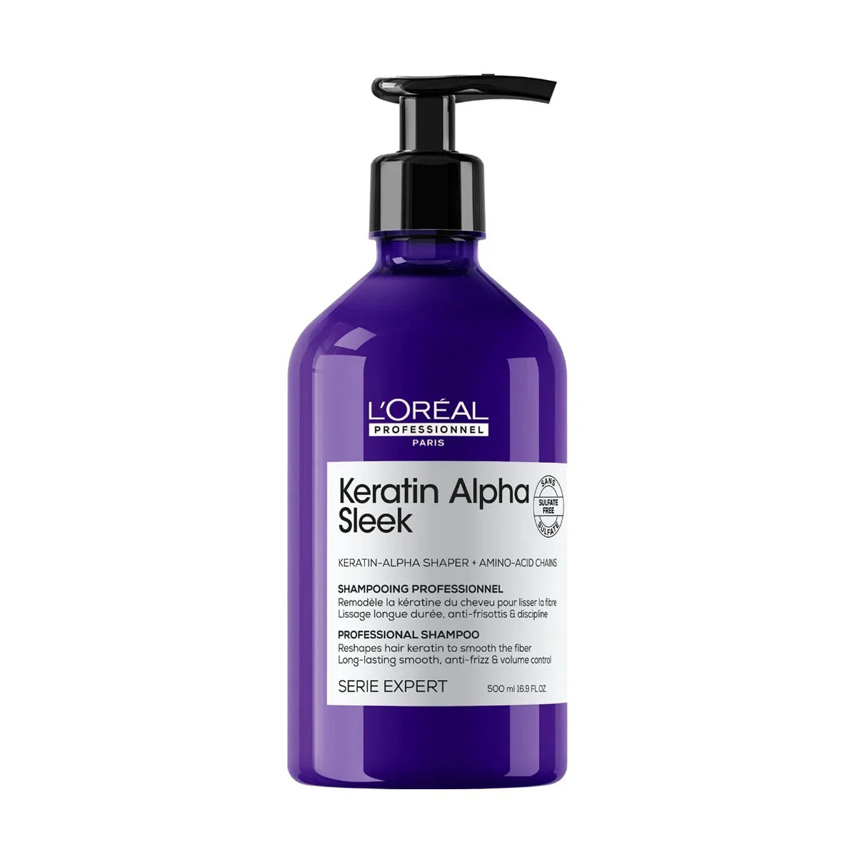 Shampoing Disciplinant Keratin Alpha Sleek Série Expert - Image 4