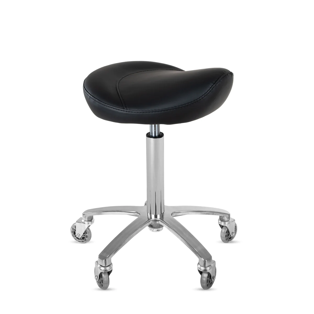 Tabouret SANTO selle de cheval roues skate - Image 3
